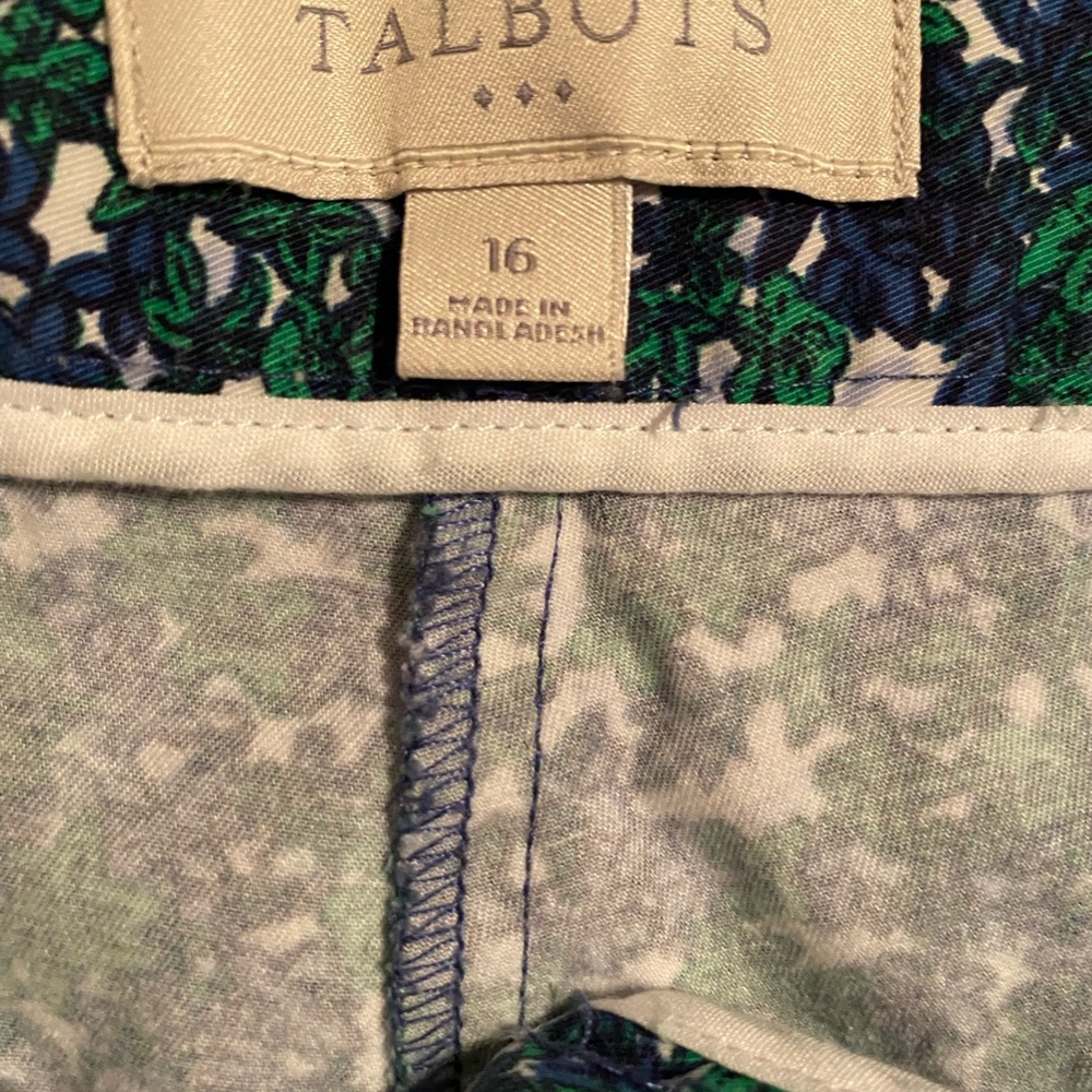 Talbots print pants - Picture 2 of 3